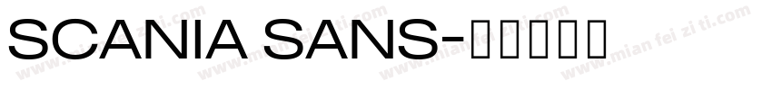 Scania Sans字体转换